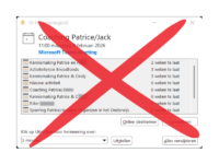 Zet je Agenda meldingen uit in de Klassieke Outlook